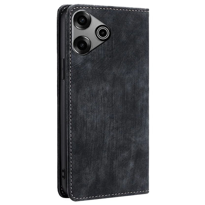 For TECNO Pova 6 Pro 5G Case RFID Blocking PU Leather Wallet Flip Phone Cover