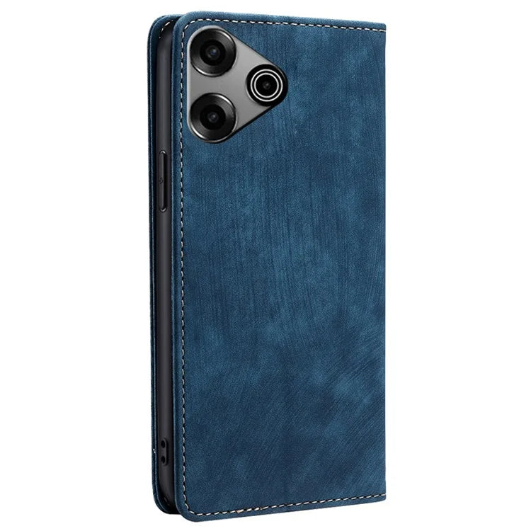 For TECNO Pova 6 Pro 5G Case RFID Blocking PU Leather Wallet Flip Phone Cover