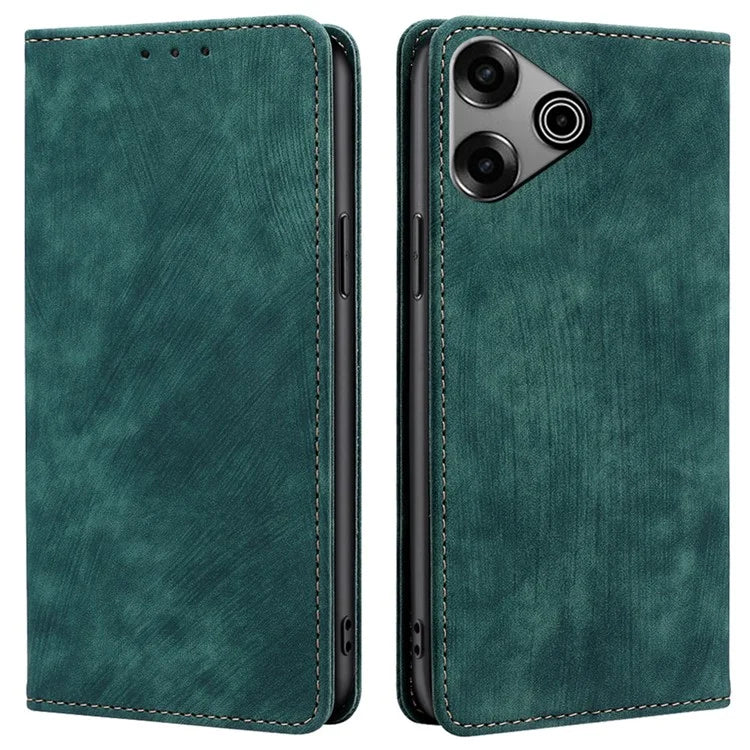 For TECNO Pova 6 Pro 5G Case RFID Blocking PU Leather Wallet Flip Phone Cover