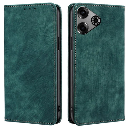 For TECNO Pova 6 Pro 5G Case RFID Blocking PU Leather Wallet Flip Phone Cover