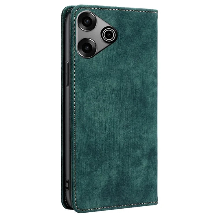For TECNO Pova 6 Pro 5G Case RFID Blocking PU Leather Wallet Flip Phone Cover