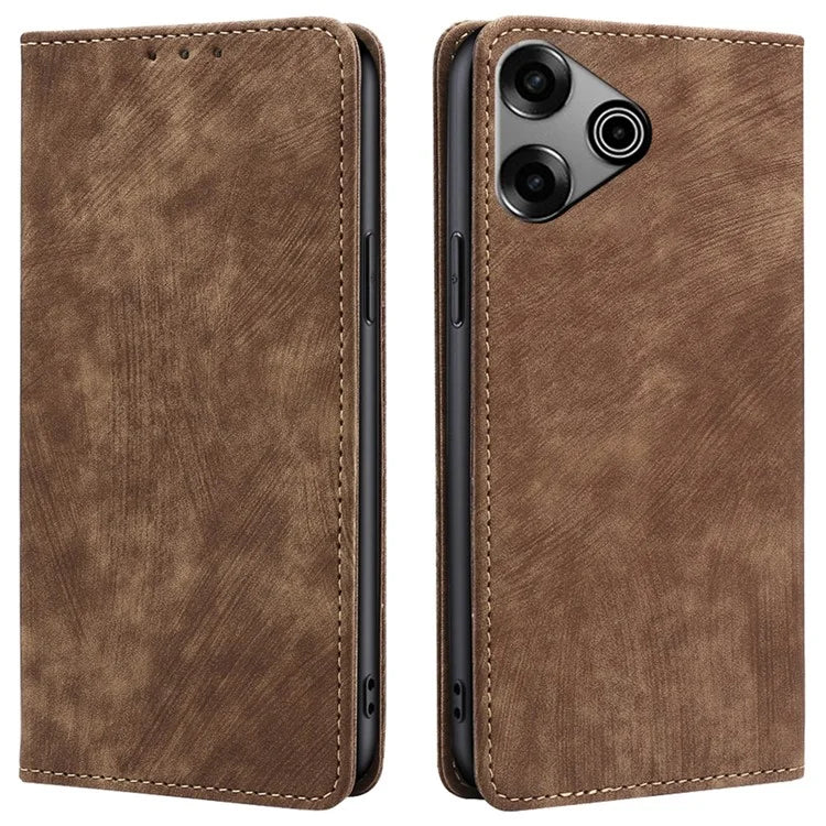 For TECNO Pova 6 Pro 5G Case RFID Blocking PU Leather Wallet Flip Phone Cover