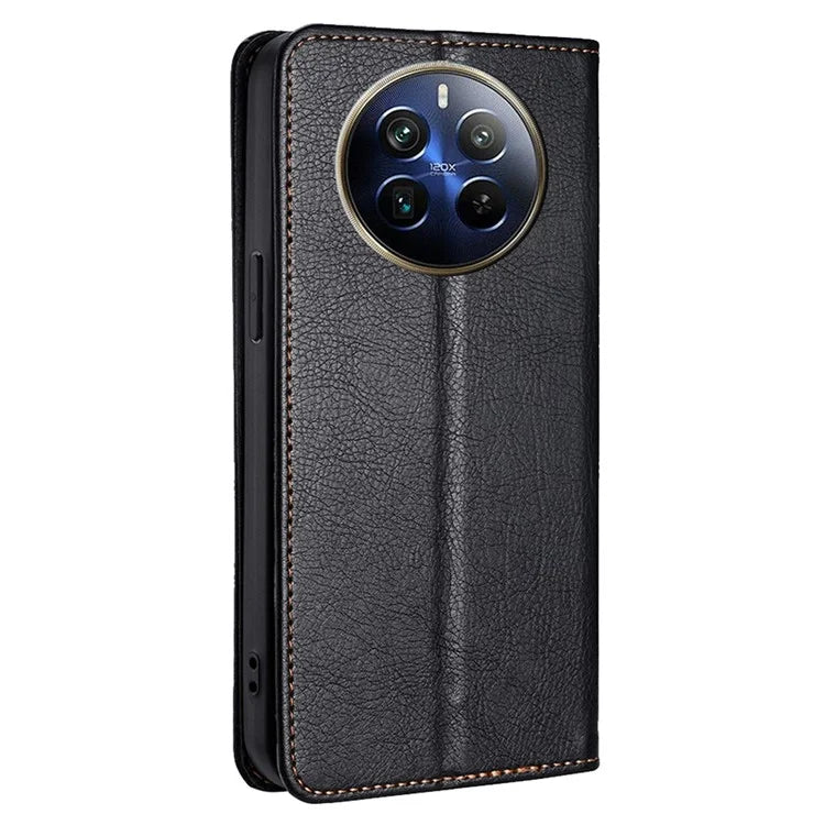 For Realme 12 Pro 5G / 12 Pro+ 5G Magnetic Case Card Holder Leather Phone Shell