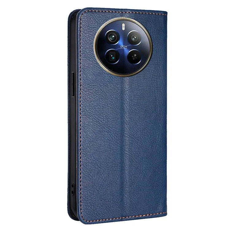 For Realme 12 Pro 5G / 12 Pro+ 5G Magnetic Case Card Holder Leather Phone Shell