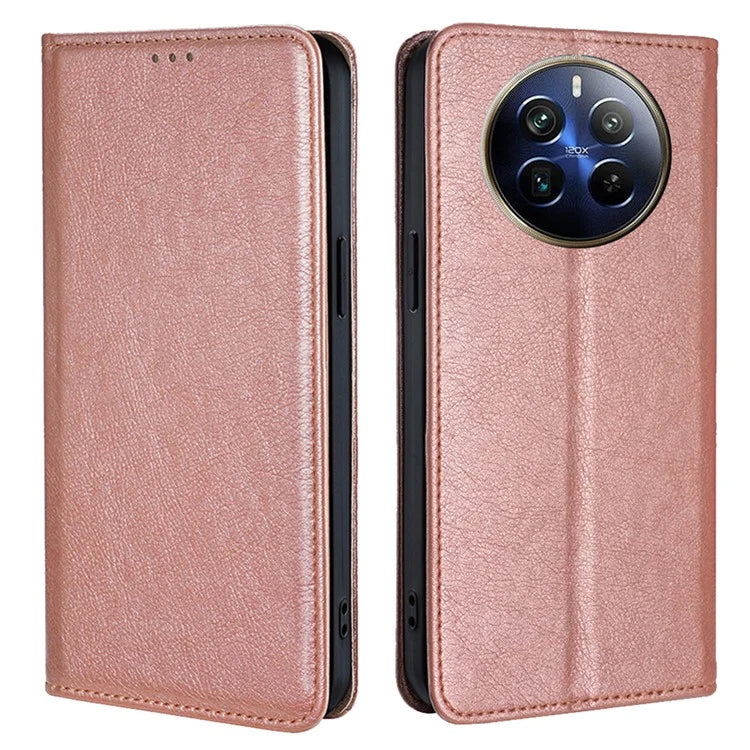 For Realme 12 Pro 5G / 12 Pro+ 5G Magnetic Case Card Holder Leather Phone Shell