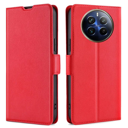 For Realme 12 Pro 5G / 12 Pro+ 5G Phone Case Side Magnetic Clasp PU Leather Flip Cover