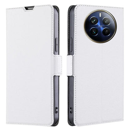 For Realme 12 Pro 5G / 12 Pro+ 5G Phone Case Side Magnetic Clasp PU Leather Flip Cover