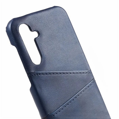 For Samsung Galaxy A15 5G Shockproof Case 2 Card Slots PU+PC Back Phone Cover
