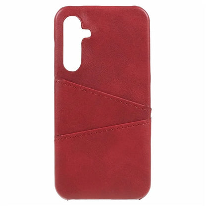 For Samsung Galaxy A15 5G Shockproof Case 2 Card Slots PU+PC Back Phone Cover