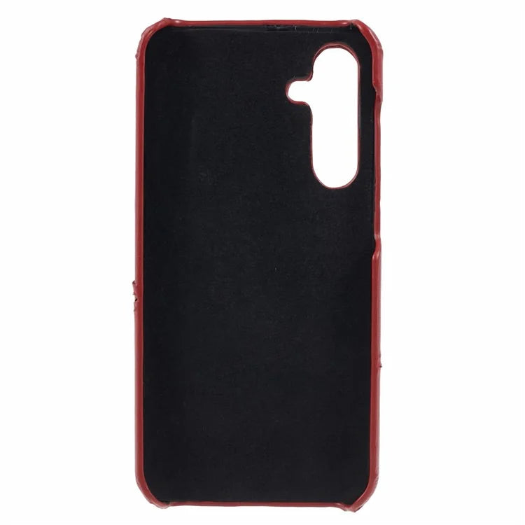 For Samsung Galaxy A15 5G Shockproof Case 2 Card Slots PU+PC Back Phone Cover