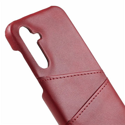 For Samsung Galaxy A15 5G Shockproof Case 2 Card Slots PU+PC Back Phone Cover