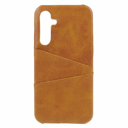 For Samsung Galaxy A15 5G Shockproof Case 2 Card Slots PU+PC Back Phone Cover