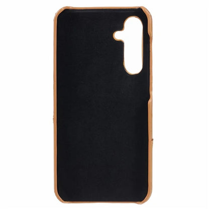 For Samsung Galaxy A15 5G Shockproof Case 2 Card Slots PU+PC Back Phone Cover