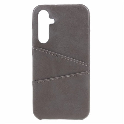 For Samsung Galaxy A15 5G Shockproof Case 2 Card Slots PU+PC Back Phone Cover