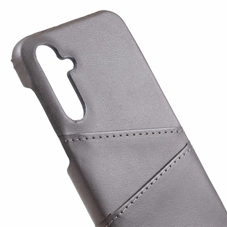 For Samsung Galaxy A15 5G Shockproof Case 2 Card Slots PU+PC Back Phone Cover
