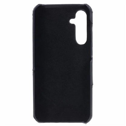 For Samsung Galaxy A15 5G Shockproof Case 2 Card Slots PU+PC Back Phone Cover