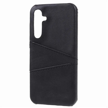 For Samsung Galaxy A15 5G Shockproof Case 2 Card Slots PU+PC Back Phone Cover