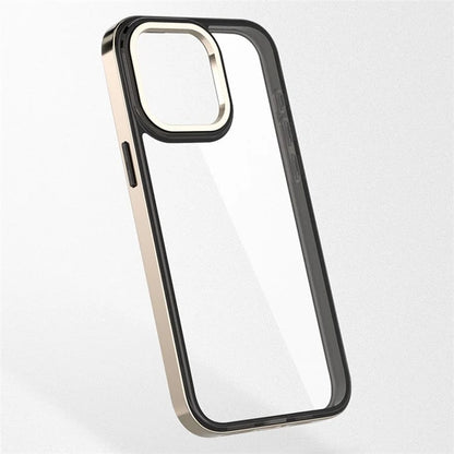 For iPhone 13 Pro Max Case Electroplating Slim TPU+PC Phone Cover