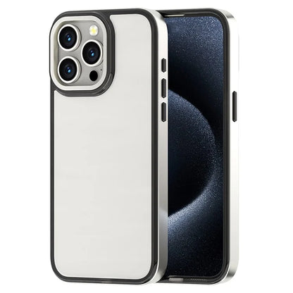 For iPhone 13 Pro Max Case Electroplating Slim TPU+PC Phone Cover