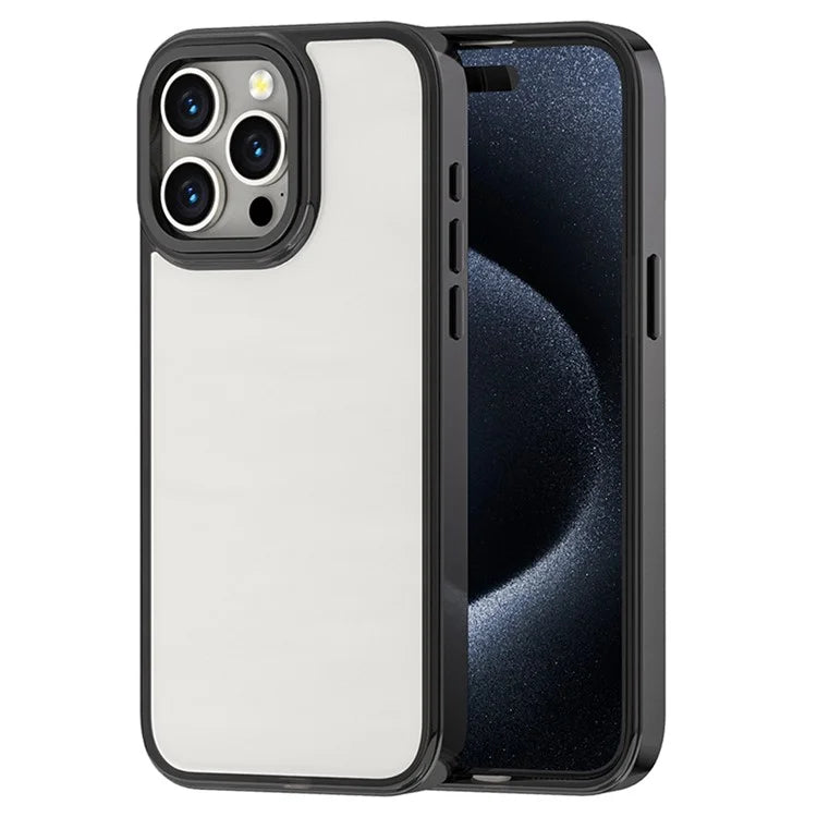 For iPhone 14 Pro Case Electroplating Frame TPU+PC Phone Cover