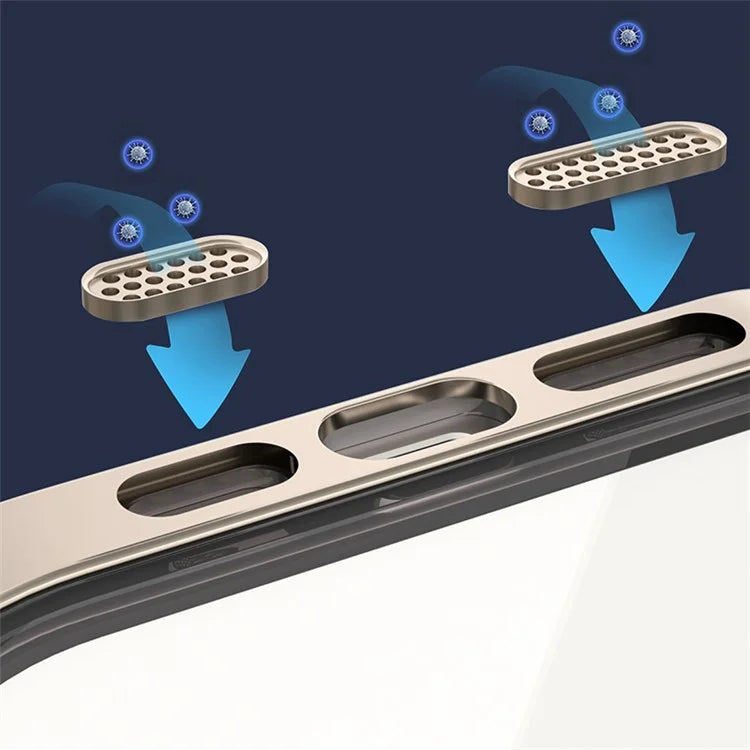 For iPhone 15 Pro Max Protective Case Electroplating TPU+PC Slim Phone Shell