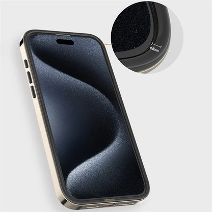 For iPhone 15 Pro Max Protective Case Electroplating TPU+PC Slim Phone Shell