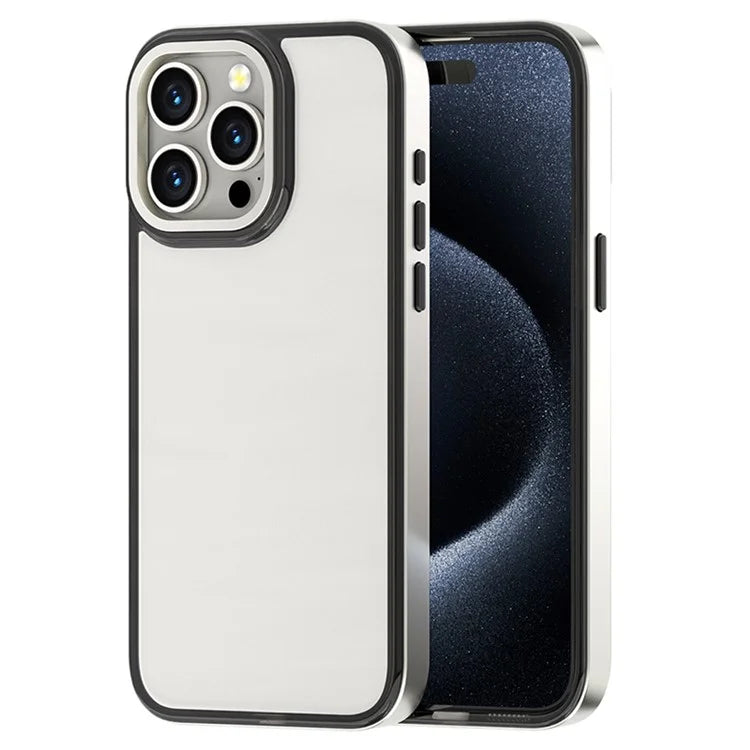 For iPhone 15 Pro Cell Phone Case TPU+PC Electroplating Cover