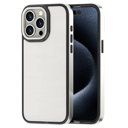 For iPhone 15 Pro Cell Phone Case TPU+PC Electroplating Cover