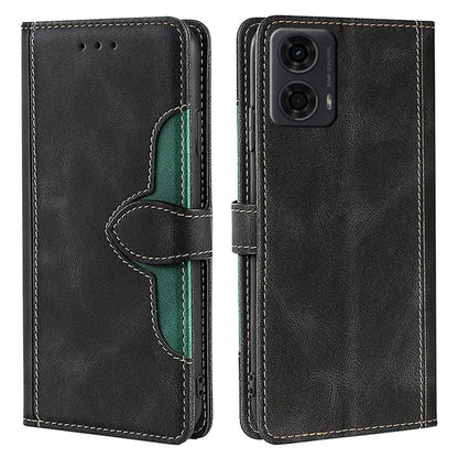 For Motorola Moto E14 4G / G04 4G / G04s 4G / G24 4G Wallet Case Skin-Touch Leather Stand Phone Cover