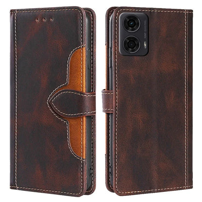 For Motorola Moto E14 4G / G04 4G / G04s 4G / G24 4G Wallet Case Skin-Touch Leather Stand Phone Cover