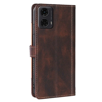 For Motorola Moto E14 4G / G04 4G / G04s 4G / G24 4G Wallet Case Skin-Touch Leather Stand Phone Cover
