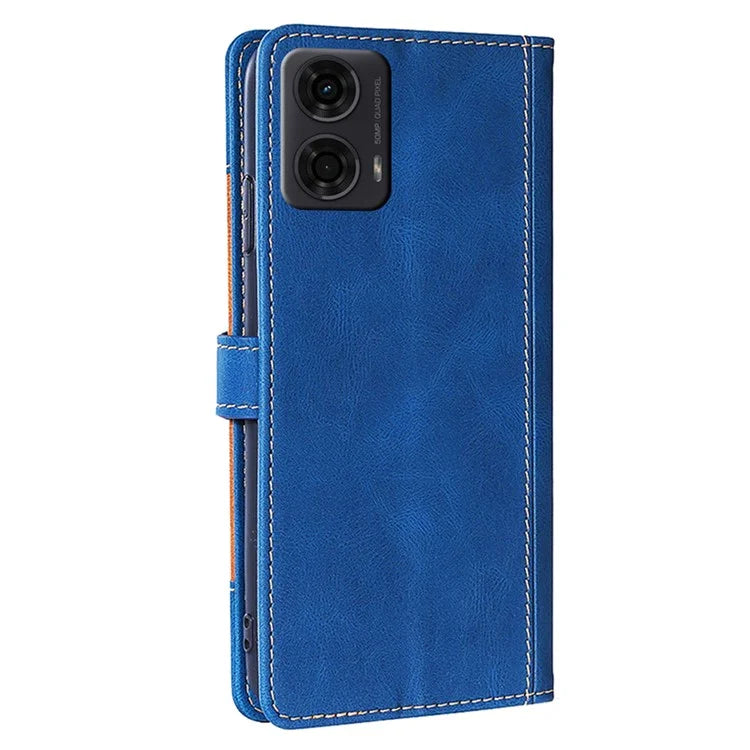 For Motorola Moto E14 4G / G04 4G / G04s 4G / G24 4G Wallet Case Skin-Touch Leather Stand Phone Cover