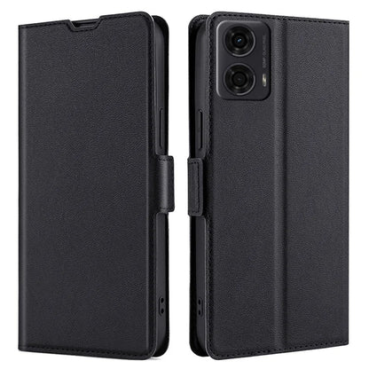 For Motorola Moto E14 4G / G04 4G / G04s 4G / G24 4G Case Leather Phone Cover with Card Slots Stand