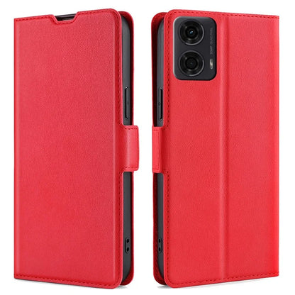 For Motorola Moto E14 4G / G04 4G / G04s 4G / G24 4G Case Leather Phone Cover with Card Slots Stand