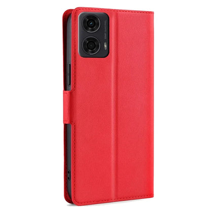 For Motorola Moto E14 4G / G04 4G / G04s 4G / G24 4G Case Leather Phone Cover with Card Slots Stand