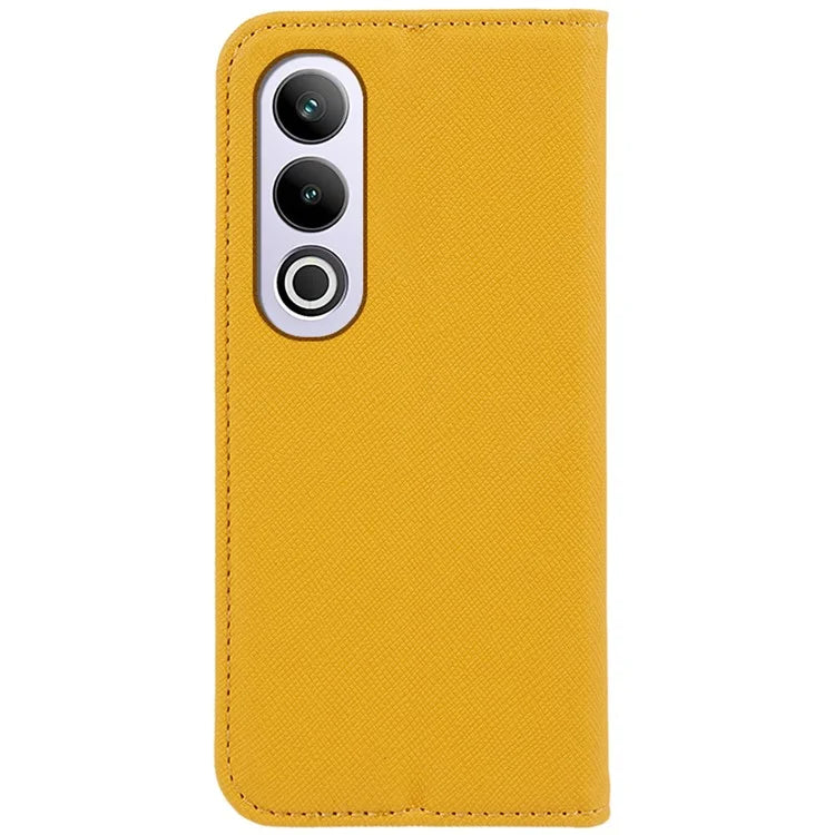 For OnePlus Ace 3V 5G Case Magnetic Closure Cross Texture Leather Phone Cover