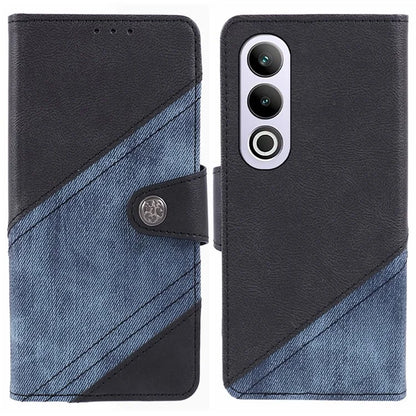 For OnePlus Ace 3V 5G Case Splicing Design PU Leather Wallet Anti-Drop Phone Cover
