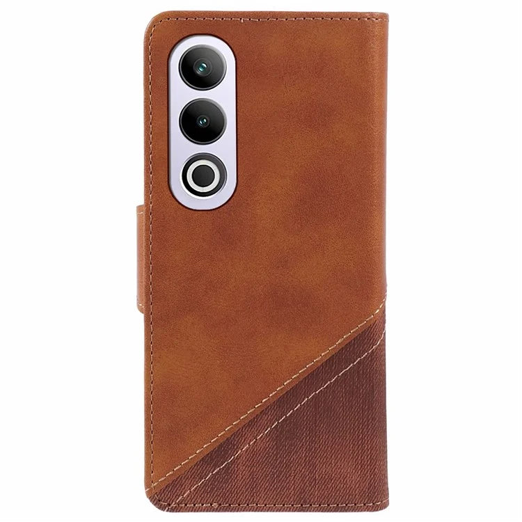 For OnePlus Ace 3V 5G Case Splicing Design PU Leather Wallet Anti-Drop Phone Cover