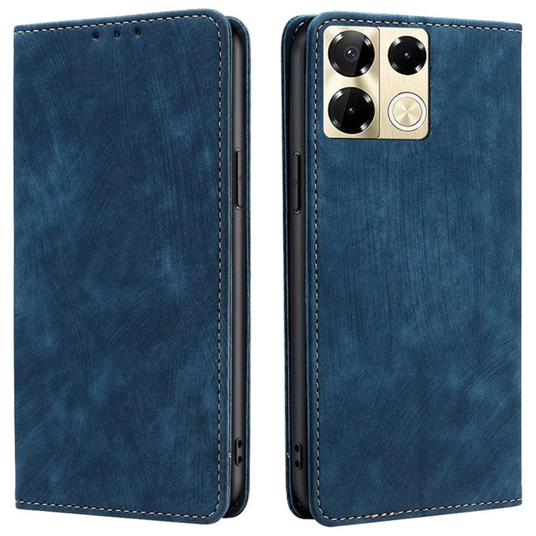 For Infinix Note 40 Pro 5G Case RFID Blocking Leather Phone Wallet Cover