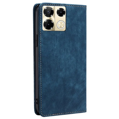 For Infinix Note 40 Pro 5G Case RFID Blocking Leather Phone Wallet Cover
