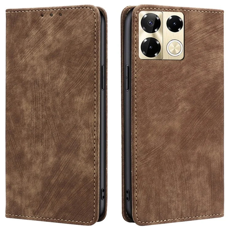 For Infinix Note 40 Pro 5G Case RFID Blocking Leather Phone Wallet Cover