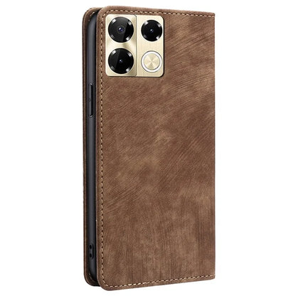 For Infinix Note 40 Pro 5G Case RFID Blocking Leather Phone Wallet Cover