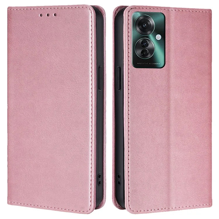 For Oppo Reno11 F 5G / F25 Pro 5G Phone Case Calf Texture Leather Cover Cell Phone Accessory Wholesale