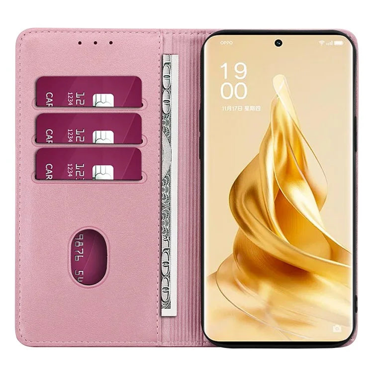 For Oppo Reno11 F 5G / F25 Pro 5G Phone Case Calf Texture Leather Cover Cell Phone Accessory Wholesale