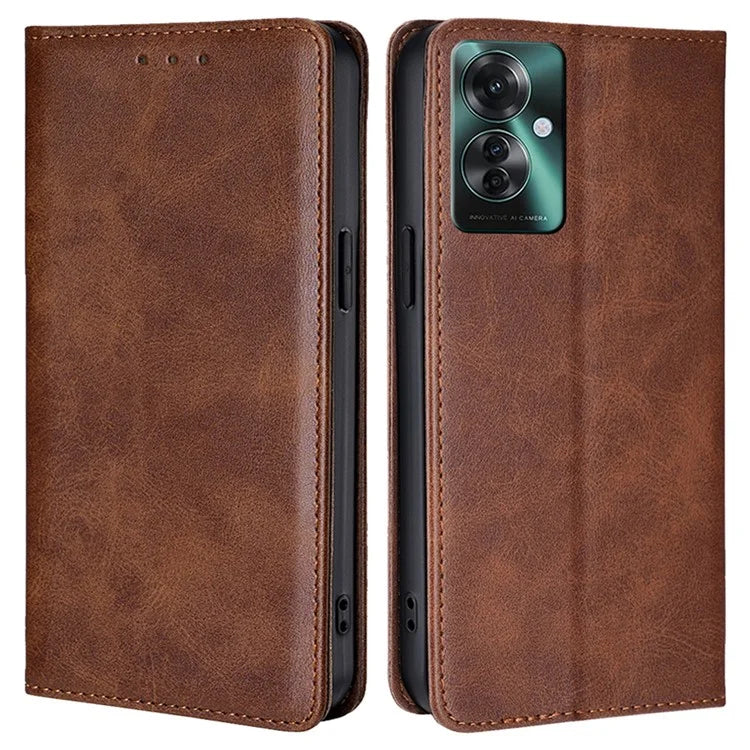 For Oppo Reno11 F 5G / F25 Pro 5G Phone Case Calf Texture Leather Cover Cell Phone Accessory Wholesale
