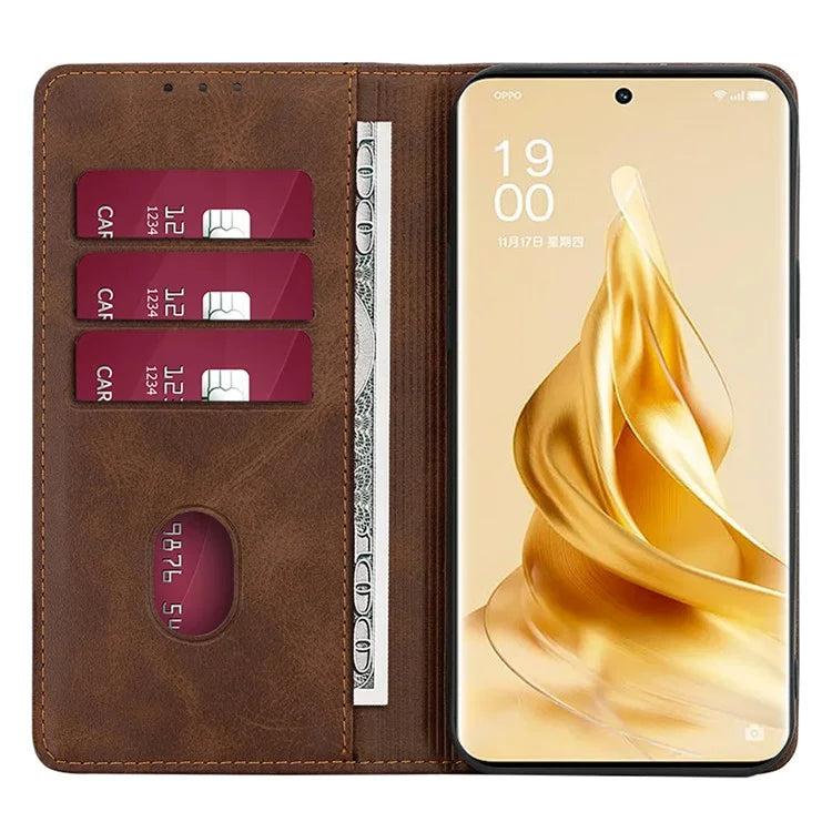 For Oppo Reno11 F 5G / F25 Pro 5G Phone Case Calf Texture Leather Cover Cell Phone Accessory Wholesale