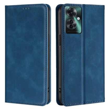 For Oppo Reno11 F 5G / F25 Pro 5G Phone Case Card Slots Leather Cover Skin-Touch Texture