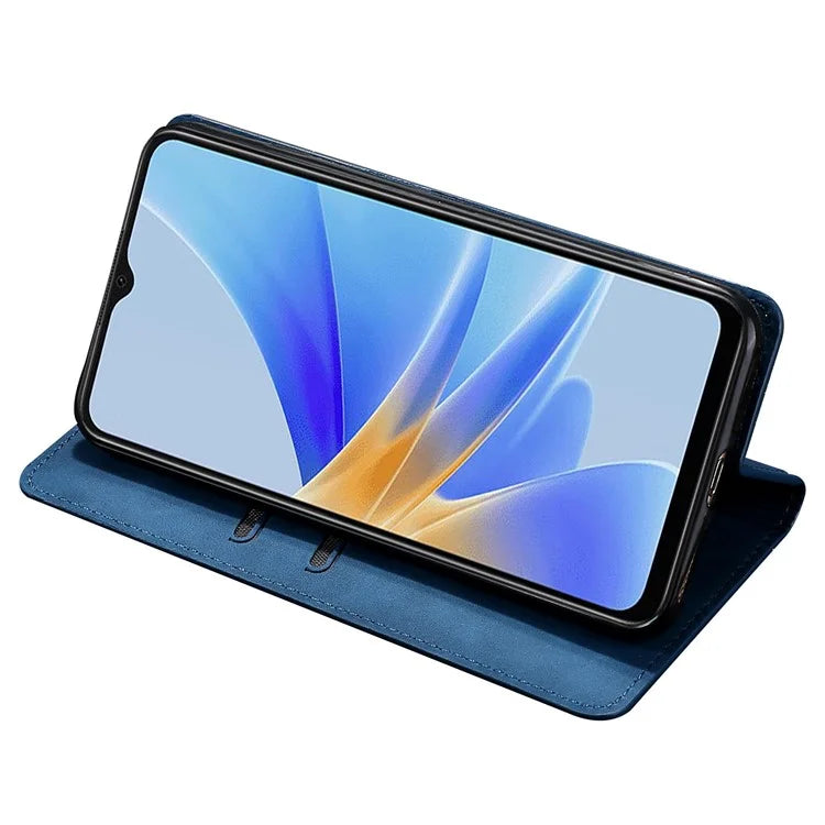 For Oppo Reno11 F 5G / F25 Pro 5G Phone Case Card Slots Leather Cover Skin-Touch Texture