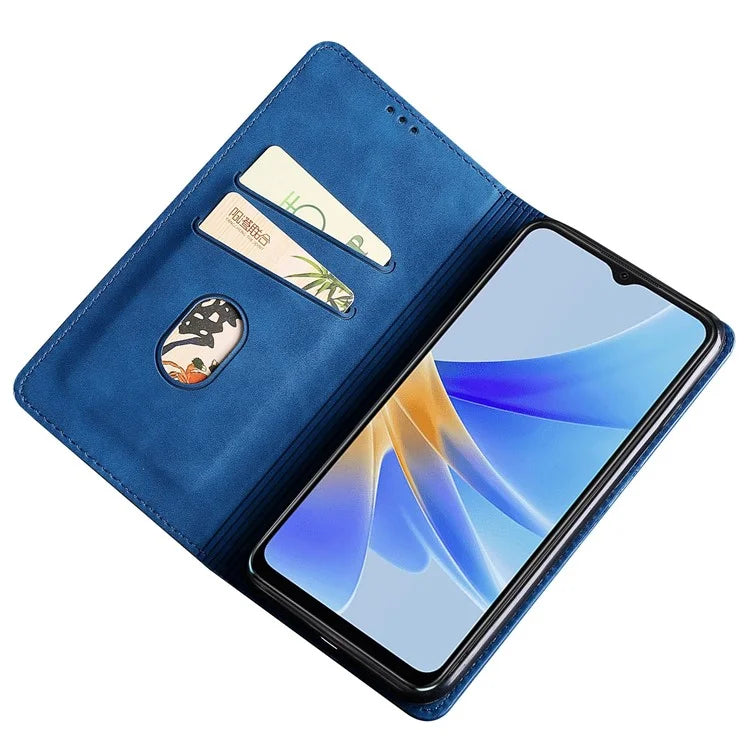 For Oppo Reno11 F 5G / F25 Pro 5G Phone Case Card Slots Leather Cover Skin-Touch Texture
