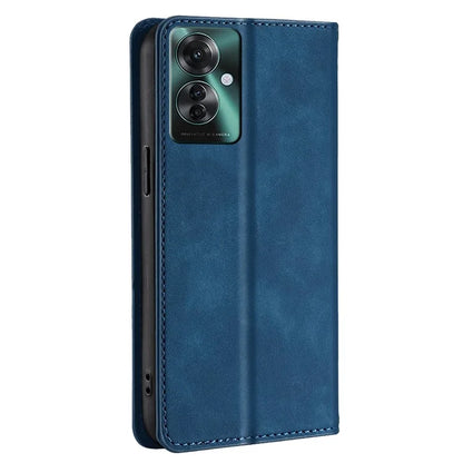 For Oppo Reno11 F 5G / F25 Pro 5G Phone Case Card Slots Leather Cover Skin-Touch Texture